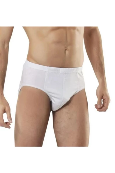 Yıldız Erkek Süprem Slip Külot 03- 3 Adet  Beyaz XL