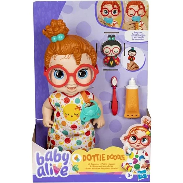 Baby Alive Kızıl Saçlı Uykucu Bebeğim Dottie