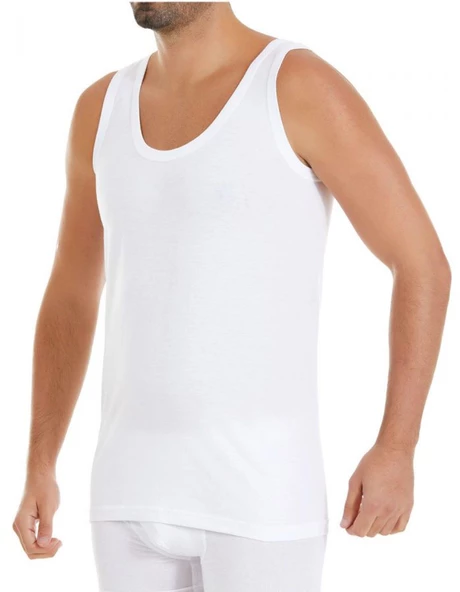 Yıldız Erkek Süprem Ekstra Beyaz Askılı Atlet 00 - 9 Adet  Beyaz 2XL