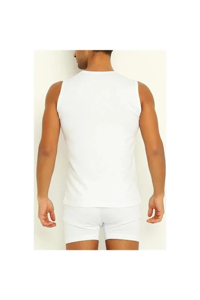 Yıldız Erkek Modal Sıfır Kol Atlet 75/76 - 3 Adet  Beyaz 2XL - 3