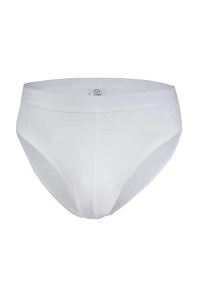 Yıldız Erkek Modal Kemer Slip Külot 65/67 - 9 Adet  Beyaz M - Resim 2