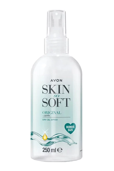 AVON Skin So Soft Orijinal Kuru Yağ Vücut Spreyi 250 Ml.