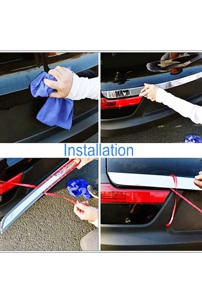 Fiat Linea Uyumlu Krom Bagaj Alt Çıtası 2012 Üzeri Paslanmaz Çelik - 6