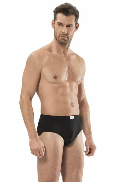 Jiber Erkek Slip 6'lı Paket - 129   XL Siyah