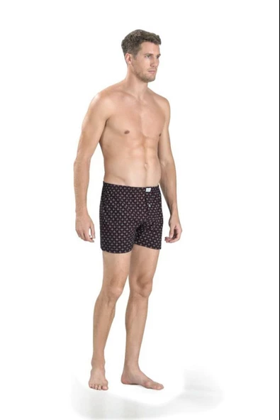 Jiber Erkek Penye Baskılı Karışık Renk Boxer 130 - 3 Adet  L Karışık Renk - 2