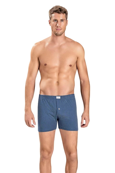 Jiber Erkek Baskılı Karışık Renk Boxer 130 - 12 Adet  L Karışık Renk - 7