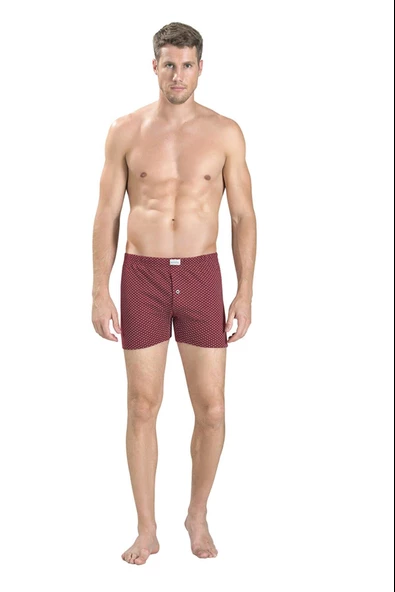 Jiber Erkek Penye Baskılı Karışık Renk Boxer 130 - 3 Adet  L Karışık Renk