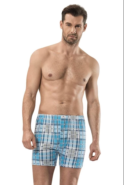 Jiber Erkek Penye Baskılı Karışık Renk Boxer 130 - 3 Adet  L Karışık Renk - 9