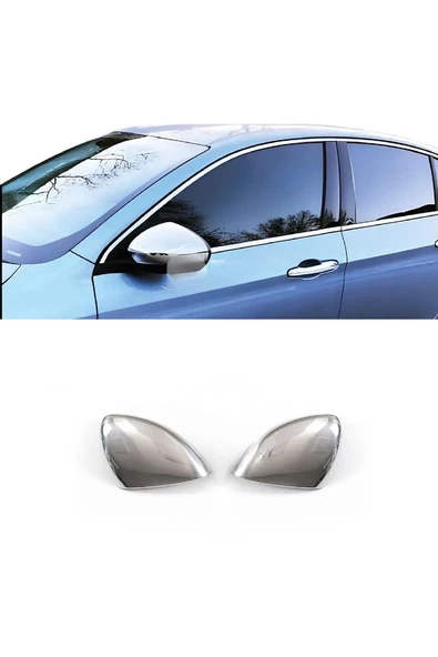Fiat Egea Krom Ayna Kapağı 2 Parça Paslanmaz Çelik 2015 Üzeri
