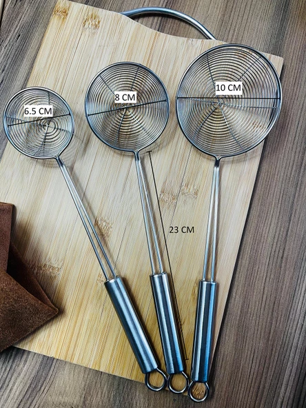 Kapris 3 Lü Mini Süzgeç Seti SET2 - 2