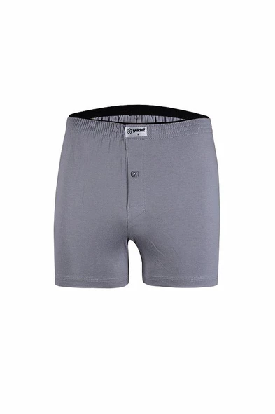 Yıldız 43 Erkek Havlubel Düğmeli Boxer  2XL Füme