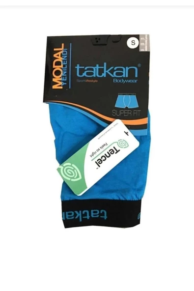 Tatkan Erkek Modal Penye Boxer - 3 Adet  M Mavi