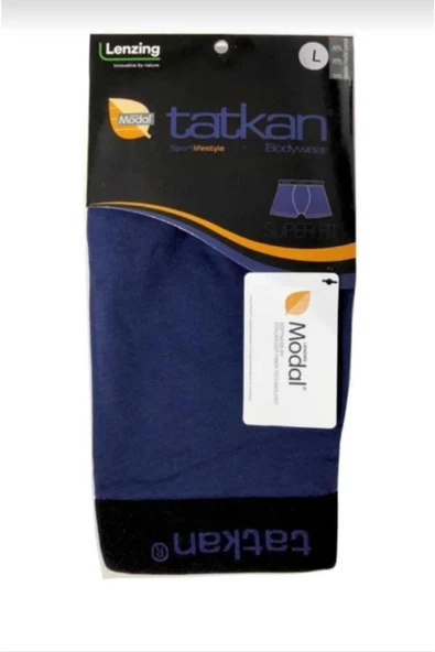 Tatkan Erkek Modal Penye Boxer - 9 Adet  M Lacivert