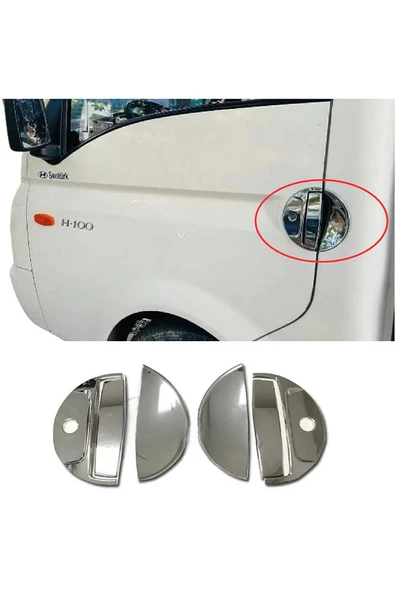 Hyundai H100 ABS Krom Kapı Kolu 2 Kapı 6 Parça 2004 Üzeri