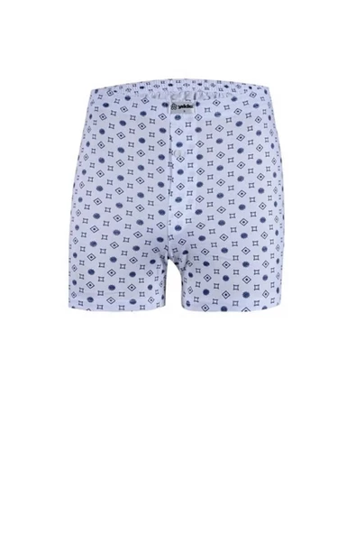 Yıldız Erkek Penye Emprime Desenli Boxer 35 - 3 Adet  Beyaz 2XL - 2