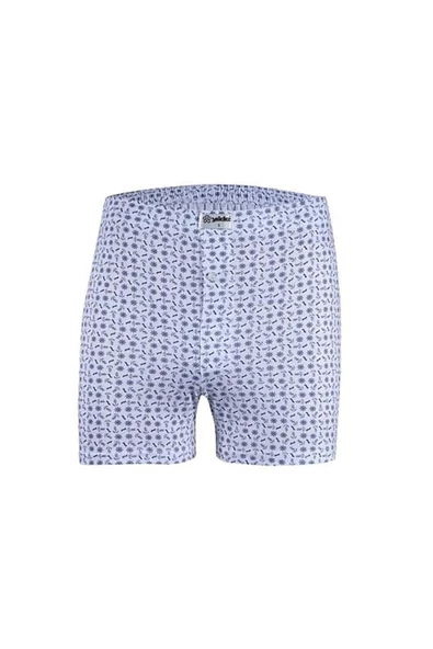 Yıldız Erkek Penye Emprime Desenli Boxer 35 - 3 Adet  Beyaz 2XL - 7