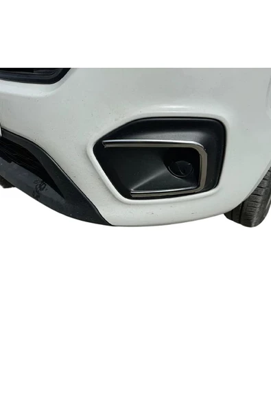 FIAT FIORINO 2016-2019 MAKYAJLI Krom Sis Far Çerçevesi 2 Prç. Paslanmaz Çelik - 4
