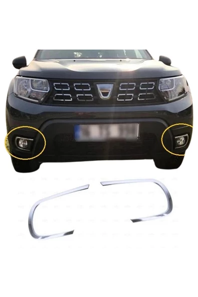 Dacia Duster Krom Sis Çerçevesi 2 Prç. 2018 Ve Üzeri P.çelik