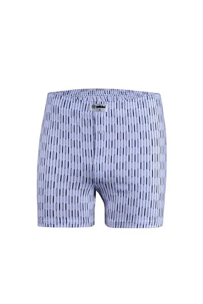 Yıldız Erkek Penye Emprime Desenli Boxer 35 - 3 Adet  Beyaz M - 8