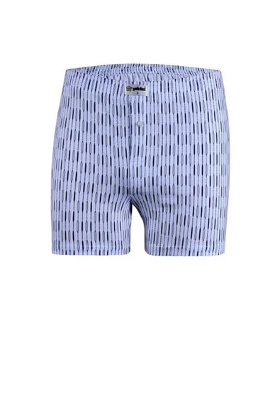 Yıldız Erkek Penye Emprime Desenli Boxer 35 - 3 Adet  Beyaz 2XL - 5