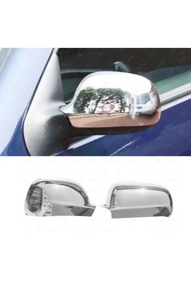 Volkswagen Golf 4 Krom Ayna Kapağı 2 Parça 1998-2004 Arası Paslanmaz Çelik