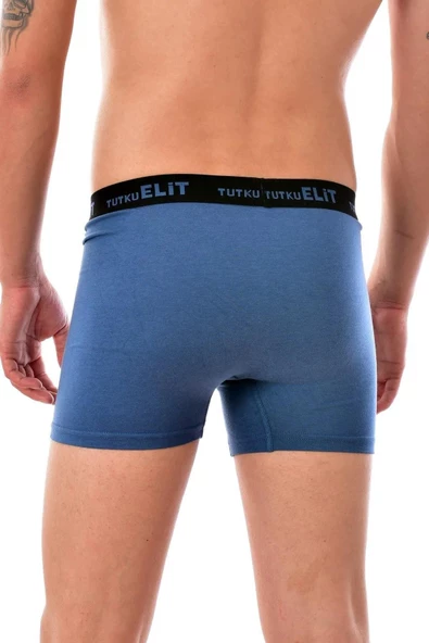Tutku Elit Erkek Modal Elastan Spor Boxer 1252 - 3 Adet  XL Mavi - 3