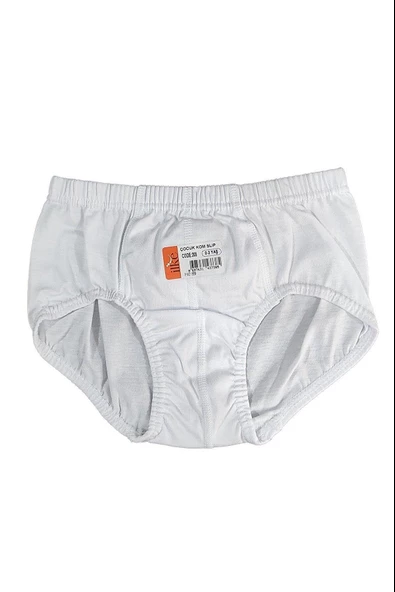 İlke Erkek Çocuk Slip Külot 305 - 6 Adet  Beyaz 3-5 Yaş ürün görseli