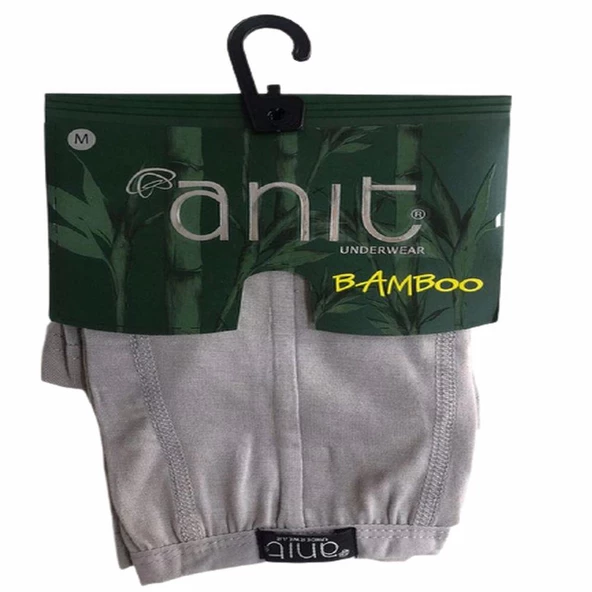 ANIT 1273 ERKEK BOXER BAMBU 3 ADET   L Gri