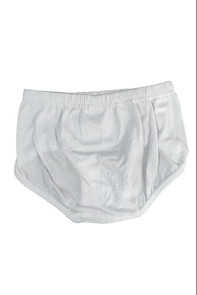 İlke Erkek Çocuk Slip Külot 305 - 6 Adet  Beyaz 3-5 Yaş - Resim 2