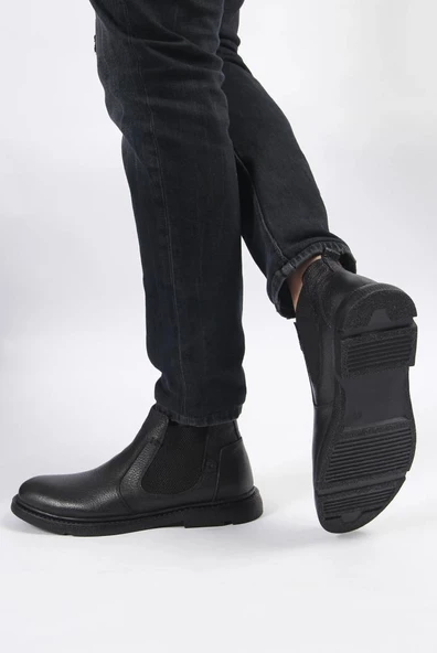 Fix 31925 Hakiki Deri Kürklü Bağsız Erkek Bot - 3