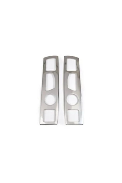 Peugeot Boxer Krom Stop Çerçeve 2 Parça 2006-2014 Arası Paslanmaz Çelik Uyumlu - 2