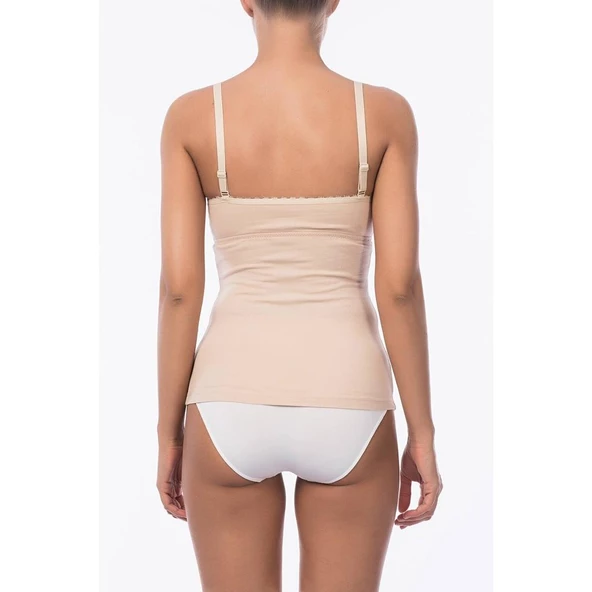 NBB 3050 %100 PAMUKLU EMZİRME ATLETİ  Ten 100B - Resim 2