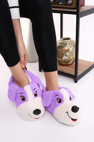 Akınal F0.001 Hayvan Figürlü Termal Kız Çocuk Panduf - 6
