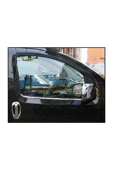 Peugeot Bipper Uyumlu Krom Cam Çıtası 2 Prç. 2008 Ve Üzeri Paslanmaz Çelik - 3