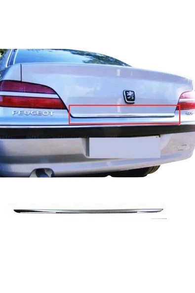 Peugeot 406 Krom Bagaj Alt Çıtası 1995-2005 P.çelik