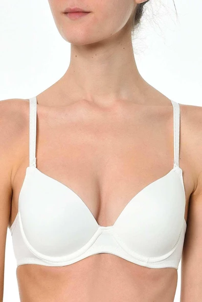 Orkide Kadın Dolgusuz Sütyen - 2150   Beyaz 95B ürün görseli 1