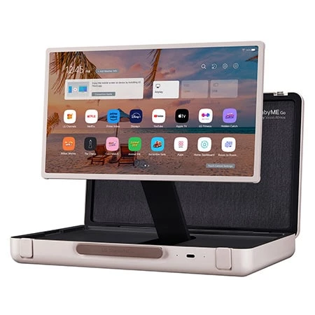 LG StanbyME Go - 27 inç FHD, Çanta Tasarımlı, Dokunmatik, Döndürülebilir, Taşınabilir Ekran, 3 Saat Pil Ömrü