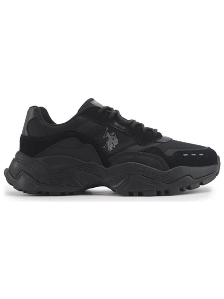 U.S.POLO ASSN YOTA 4PR SİYAH GRİ COMFORT CASUAL ANATOMİK SPOR AYAKKABISI