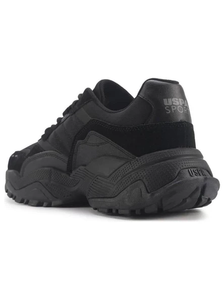 U.S.POLO ASSN YOTA 4PR SİYAH GRİ COMFORT CASUAL ANATOMİK SPOR AYAKKABISI - 5