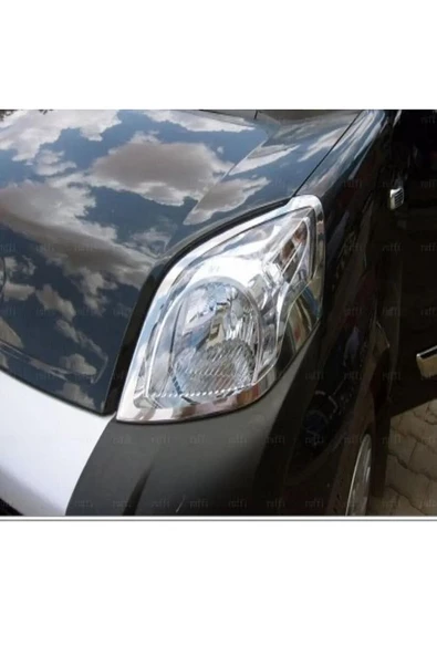 Citroen Nemo Krom Far Çerçevesi 2 Parça 2008 Üzeri Paslanmaz Çelik