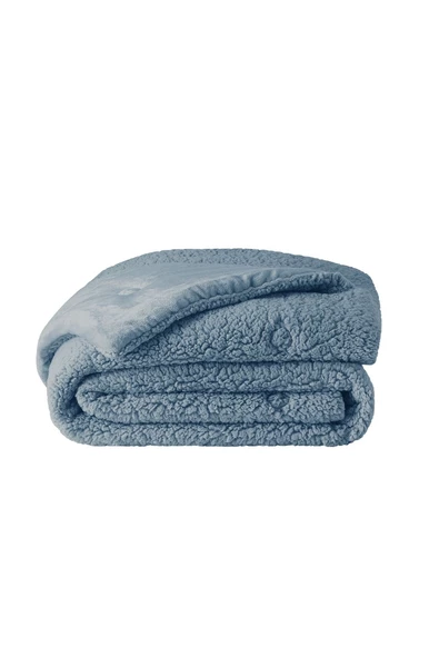 Puffy Mellove Sherpa Tek Kişilik Yorgan - Indigo - 4