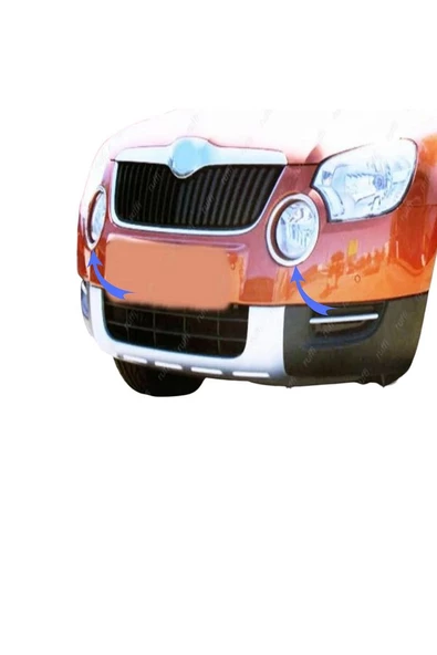 Skoda Yeti Krom Sis Çerçevesi 2 Parça 2009 Üzeri Paslanmaz Çelik - 3