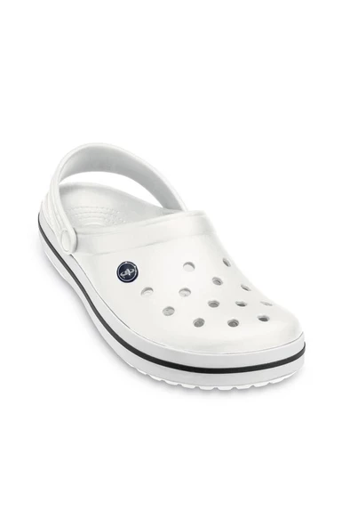 Akınal E195.M.024 Medical Sabo Erkek Terlik Beyaz Lacivert