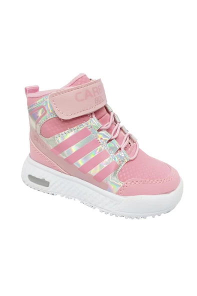 Carby 2021-B Kız Bebe Sneakers Bot Pembe Parlak