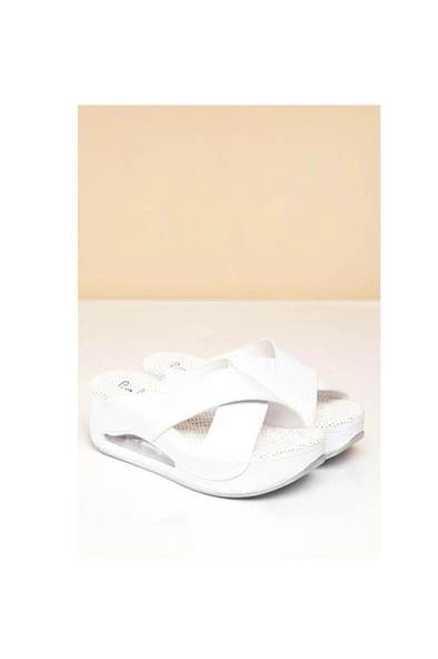 Pierre Cardin 1408 Deri Ortopedik Kadın Terlik ürün görseli 1