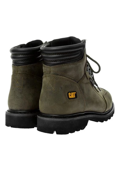 Caterpillar Grıdıron WP Hakiki Deri Bot 40-45 Olive Crazy Deri - 4