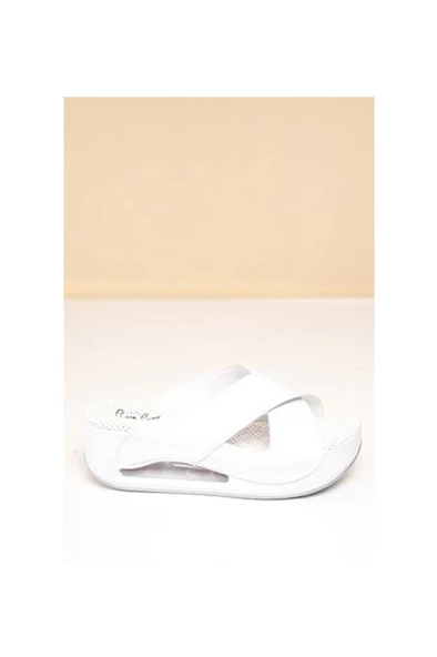 Pierre Cardin 1408 Deri Ortopedik Kadın Terlik - Resim 3