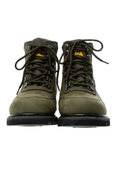 Caterpillar Grıdıron WP Hakiki Deri Bot 40-45 Olive Crazy Deri - 3