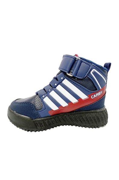 Carby 2021-B Bebe Sneakers Bot Laci Beyaz Kırnızı - 2