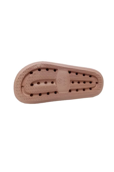 Akınal E282.Z.000 Ortopedik Suya Dayanıklı Terlik 36-40 Pastel Kahve - Resim 3